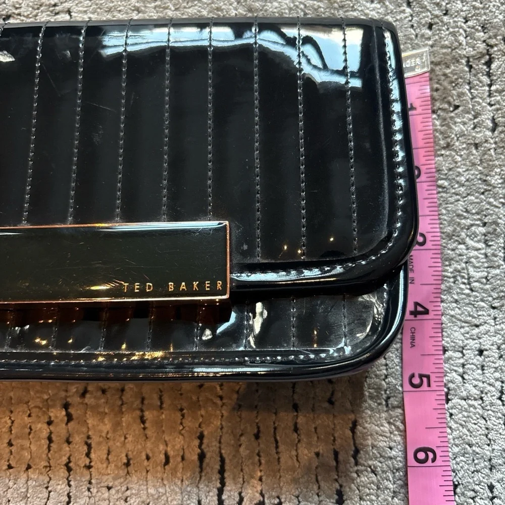 Ted Baker Glossy Black Clutch - Picture 6 of 6